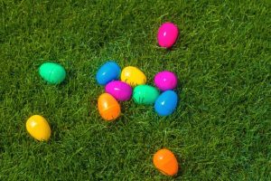 image of plastic easter eggs